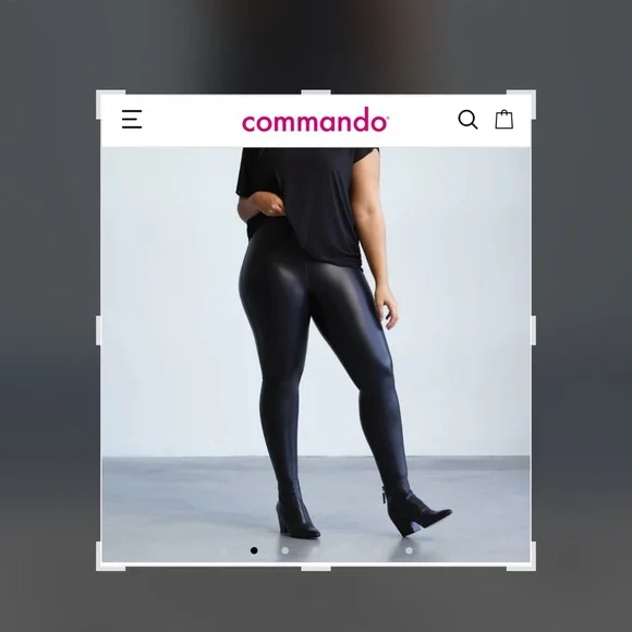 Commando faux leather leggings size 3X - Picture 3 of 6